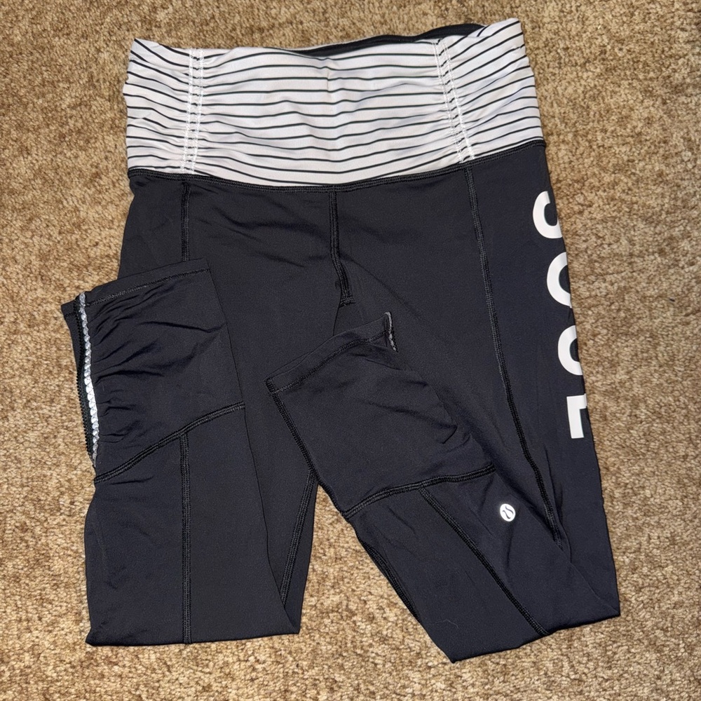 Lululemon x Soulcycle Black leggings